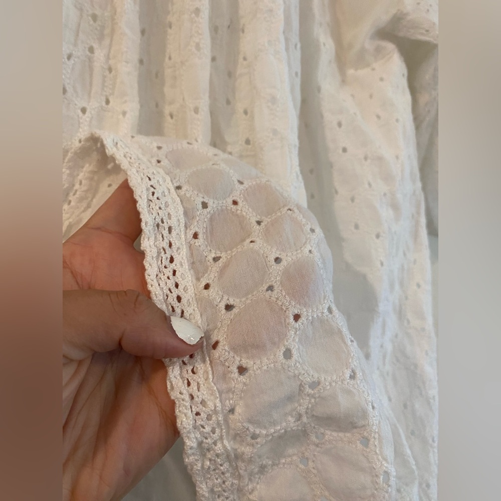 Zara Boho Eyelet Tunic Dress - Picture 7 of 9